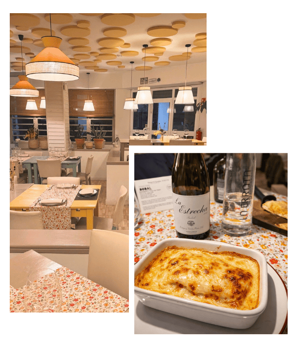 Salon La Ermita y Canelones al horno